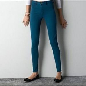 AMERICAN EAGLE teal jeans